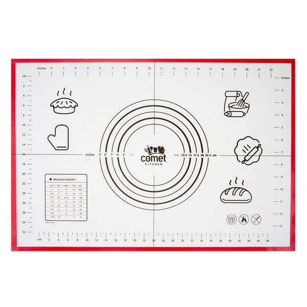 코멧 키친 실리콘 베이킹 작업매트, 1개