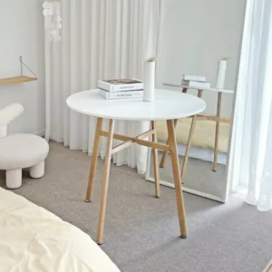 둥근식탁 추천 홈페리 네쥬 원형 테이블 800, 혼합색상