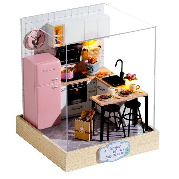 
                                                        꼬미딜 DIY 미니어처하우스 2020-74 초밥집 + 제작도구, 혼합색상
                                                    