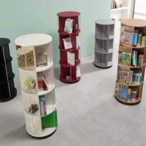 [비앙스] VONI 원형 4단 회전책장, 색상:내츄럴오크 외 비앙스회전책장 추천상품 TOP 8