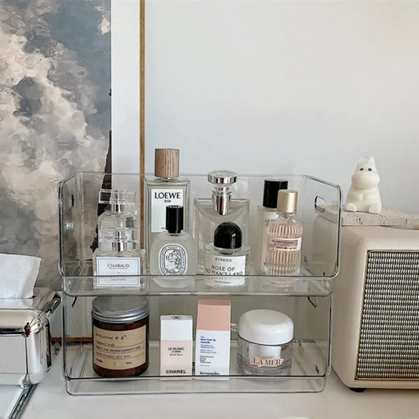  향수 보관 거치대 화장품 화장대 정리 트레이 진열대 적층형 2단, 02. Big Size, 1개 