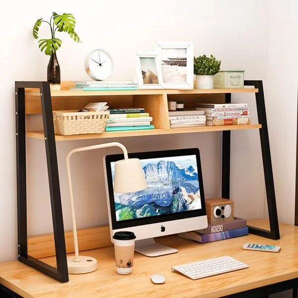  2단 책상위 선반 책상정리대 책꽂이 책상정리선반 