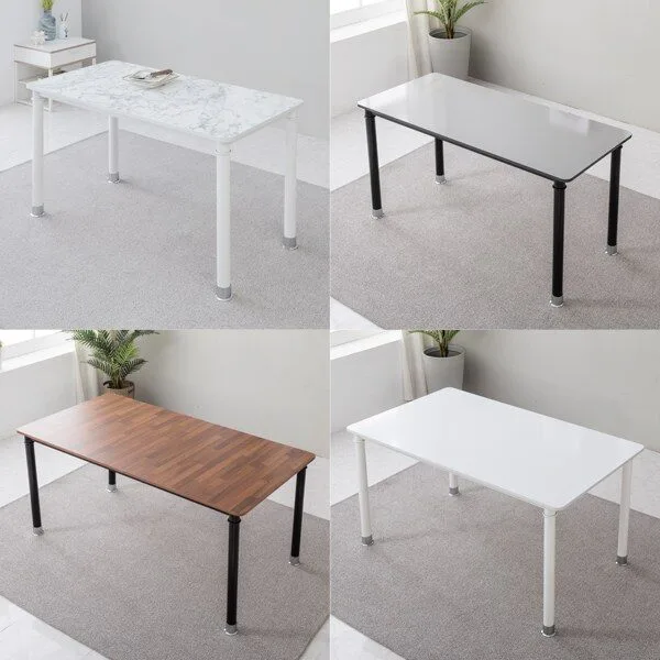 이반가구 1인~8인 프레임책상 다용도 테이블 포밍테이블 식탁 컴퓨터책상 고정식 입식책상 회의테이블 작업테이블 다용도 오피스 사무실 서재, 프레임책상 1600x800, 비앙코화이트, 화이트다리 (높이:대)