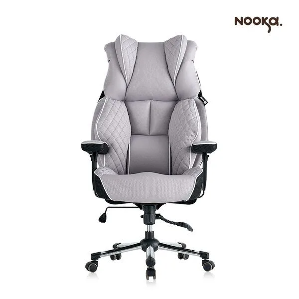 메쉬 생활방수 통기성 컴퓨터 책상 학생 사무실 사무용 게이밍 의자 높이조절 누카 체어 G900-MS NOOKA, 그레이