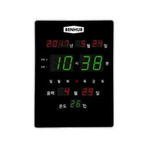 벽걸이디지털시계 추천 BENHUR 디지털벽시계, HB-304