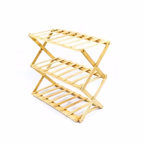 캠핑 우드 쉘프 접이식 3단 선반