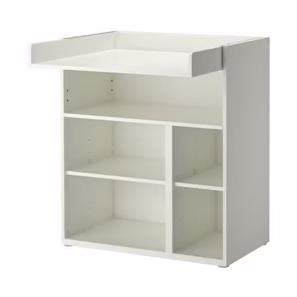 이케아 STUVA 기저귀교환대/수납장, 화이트_003.499.48