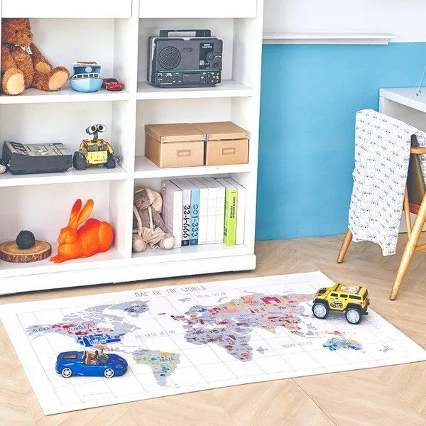 인기상품 세계지도러그  5