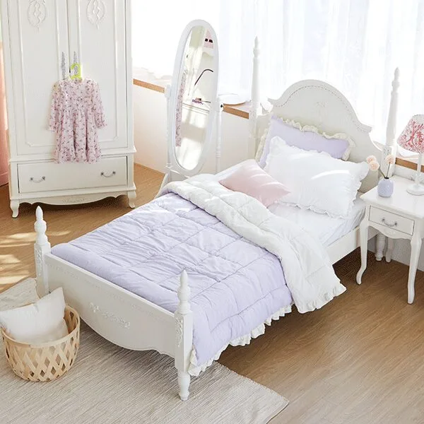 베스트리빙 러블리 공주풍 엔나 화이트 엔틱 클래식 원목 싱글 침대(매트별도) 외 공주침대 추천상품 TOP 5